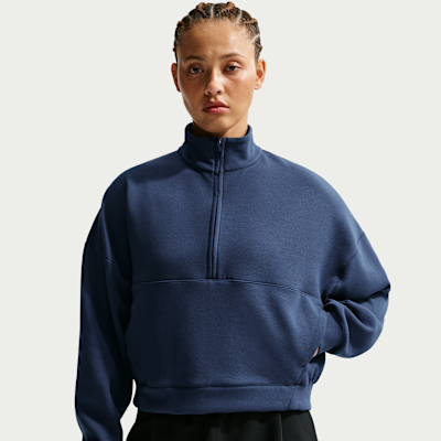 Nike 24.7 ImpossiblySoft Women's Dri-FIT Oversized 1/2-Zip Top